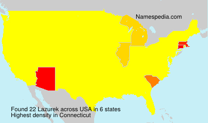 Surname Lazurek in USA Surname Lazurek in USA