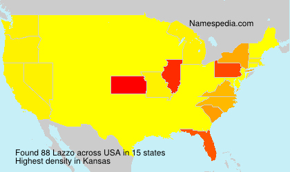 Surname Lazzo in USA Surname Lazzo in USA