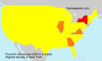 Surname Lda in USA Surname Lda in USA