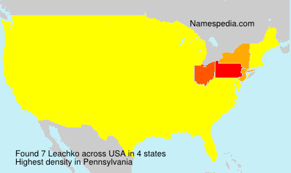 Surname Leachko in USA Surname Leachko in USA