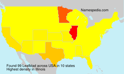 Surname Leafblad in USA Surname Leafblad in USA