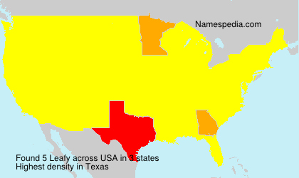 Surname Leafy in USA Surname Leafy in USA