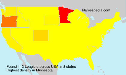 Surname Leagjeld in USA