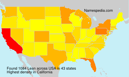 Surname Lean in USA Surname Lean in USA