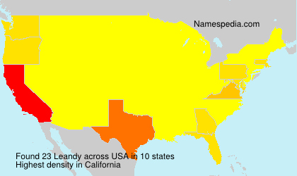 Surname Leandy in USA Surname Leandy in USA