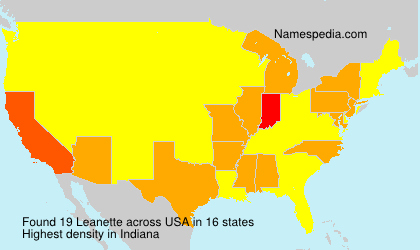 Surname Leanette in USA Surname Leanette in USA
