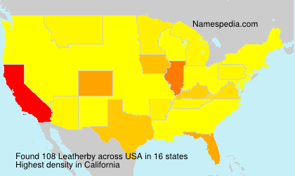 Surname Leatherby in USA Surname Leatherby in USA