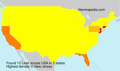 Surname Leati in USA Surname Leati in USA