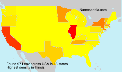 Surname Leav in USA Surname Leav in USA