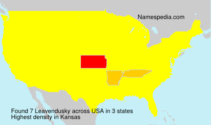 Surname Leavendusky in USA Surname Leavendusky in USA