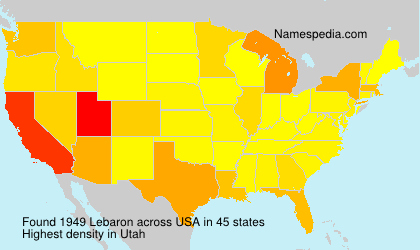 Surname Lebaron in USA Surname Lebaron in USA