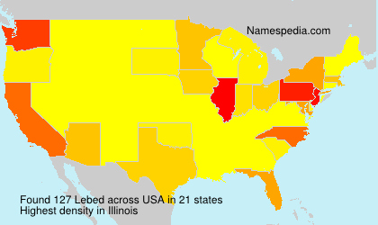 Surname Lebed in USA Surname Lebed in USA