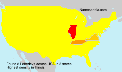 Surname Lebedevs in USA Surname Lebedevs in USA