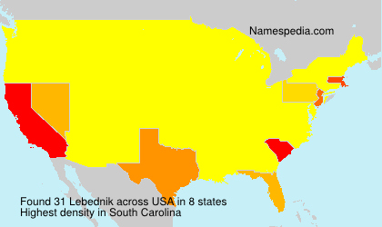 Surname Lebednik in USA Surname Lebednik in USA