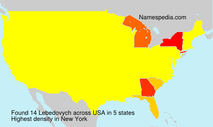 Surname Lebedovych in USA Surname Lebedovych in USA