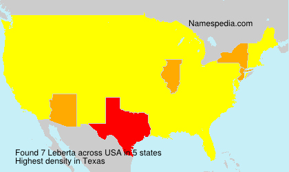 Surname Leberta in USA Surname Leberta in USA