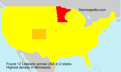 Surname Lebewitz in USA Surname Lebewitz in USA