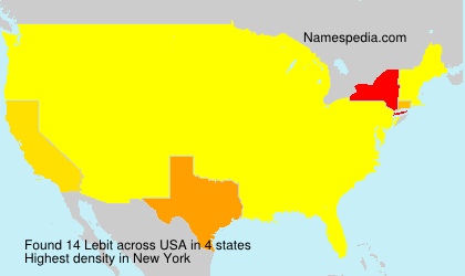Surname Lebit in USA Surname Lebit in USA