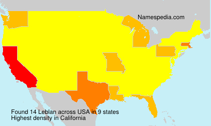 Surname Leblan in USA Surname Leblan in USA