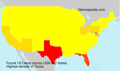 Surname Leboe in USA Surname Leboe in USA
