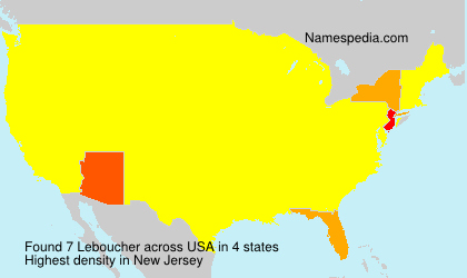 Surname Leboucher in USA Surname Leboucher in USA