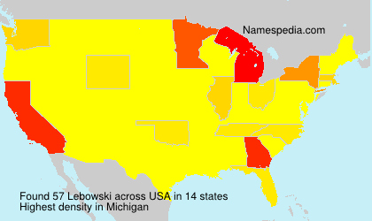 Surname Lebowski in USA Surname Lebowski in USA