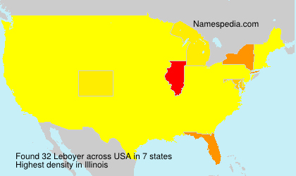 Surname Leboyer in USA Surname Leboyer in USA