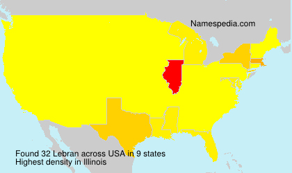 Surname Lebran in USA Surname Lebran in USA