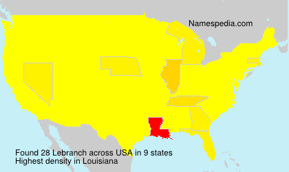 Surname Lebranch in USA Surname Lebranch in USA