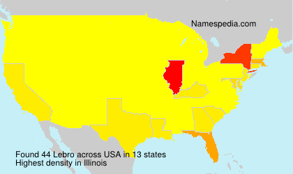 Surname Lebro in USA Surname Lebro in USA