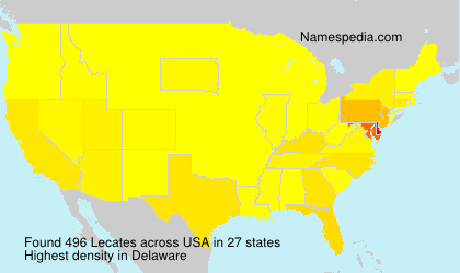 Surname Lecates in USA Surname Lecates in USA