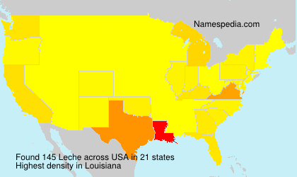 Surname Leche in USA Surname Leche in USA