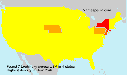 Surname Lechinsky in USA Surname Lechinsky in USA