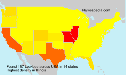 Surname Leckbee in USA Surname Leckbee in USA