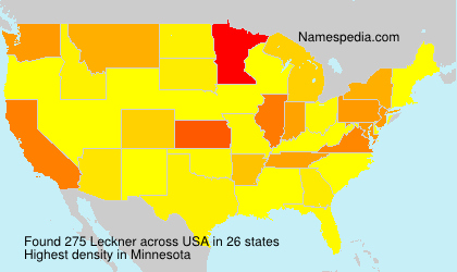 Surname Leckner in USA Surname Leckner in USA