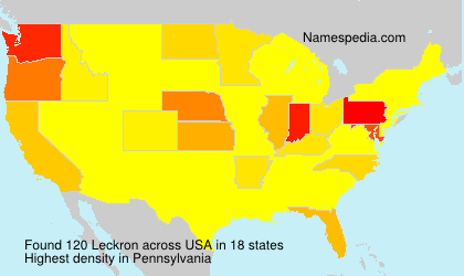 Surname Leckron in USA Surname Leckron in USA