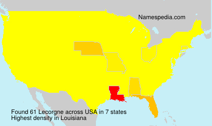 Surname Lecorgne in USA Surname Lecorgne in USA