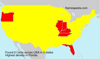 Surname Lecta in USA Surname Lecta in USA