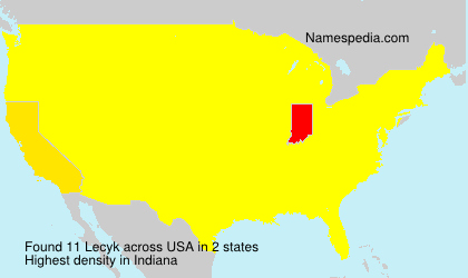 Surname Lecyk in USA Surname Lecyk in USA