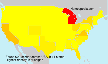Surname Lecznar in USA Surname Lecznar in USA