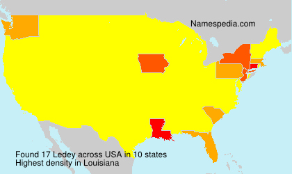 Surname Ledey in USA Surname Ledey in USA