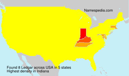 Surname Ledgar in USA Surname Ledgar in USA