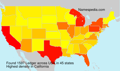 Surname Ledger in USA Surname Ledger in USA