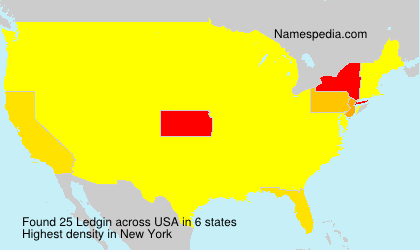 Surname Ledgin in USA Surname Ledgin in USA