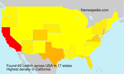 Surname Ledinh in USA Surname Ledinh in USA