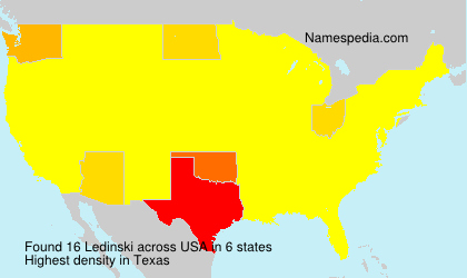 Surname Ledinski in USA Surname Ledinski in USA