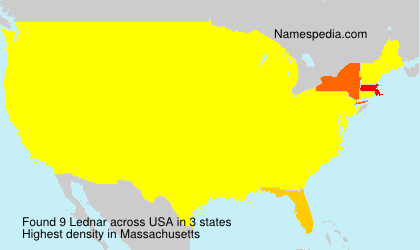 Surname Lednar in USA Surname Lednar in USA