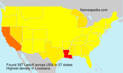 Surname Leduff in USA Surname Leduff in USA