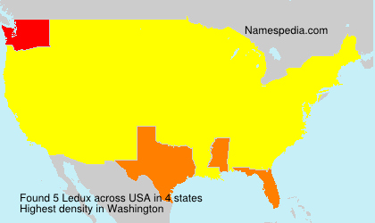 Surname Ledux in USA Surname Ledux in USA