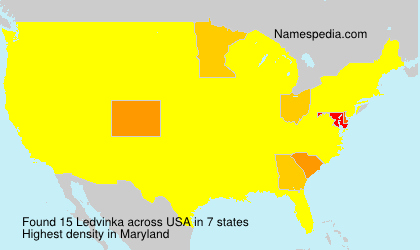 Surname Ledvinka in USA Surname Ledvinka in USA